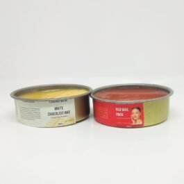 COSMO HUB Set Of 2 Professional Facial Hair Removal Wax 80g Each – Red & White Chocolate