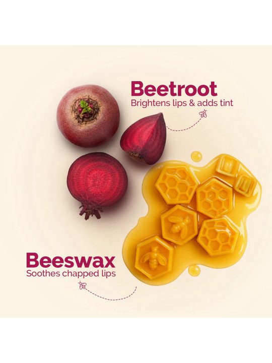 Beetluxe Beetroot Lip Balm with SPF 30 - 4 g - Image 5